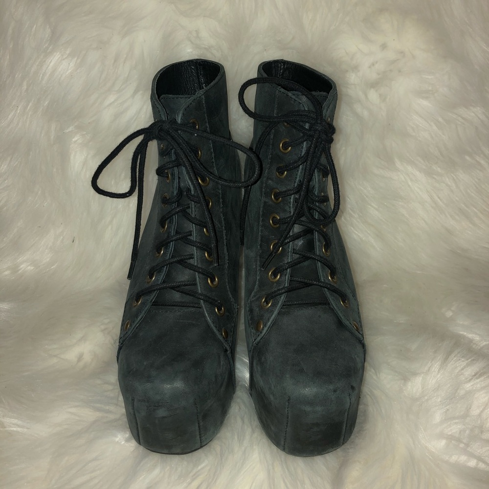 Jeffrey Campbell Lita Platform Ankle Bootie Heels